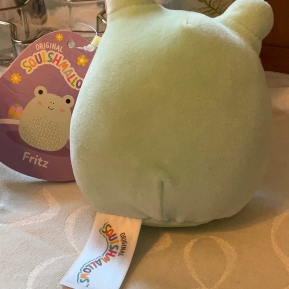 Squishmallows Green and Pink Small Pets Toy - Picture 2 of 2